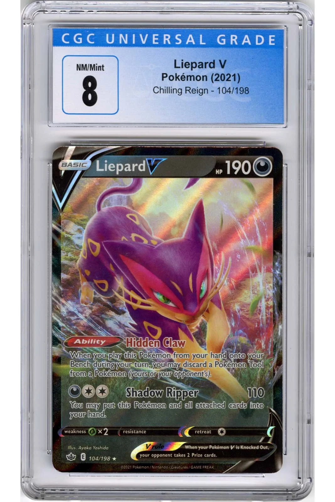 ポケモン 10th Anniversary リミテッドエディション CGC 10 PRISTINE Japanese Pokemon Card 2024 Kecleon Ex 118/106